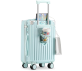 Bigtops 20 Inch Carry On Luggage With Cup Holder & USB Port, Airline Approved TSA-locked Luggage, Lightweight PC Material Travel Suitcase With 360° Spinner Wheel